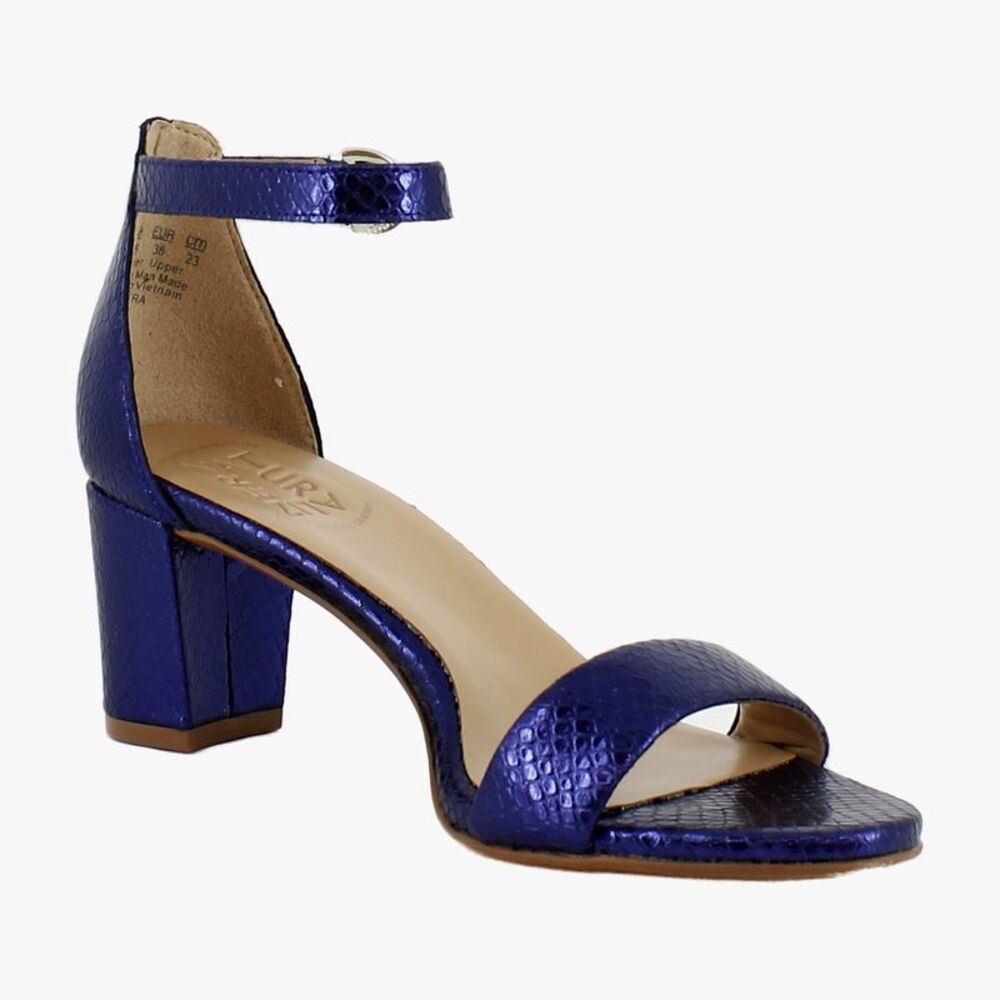 Naturalizer Vera Dusk Blue Metallic Snake (Wide)